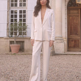 PRETTY LAVISH Callie Satin Suit Trousers