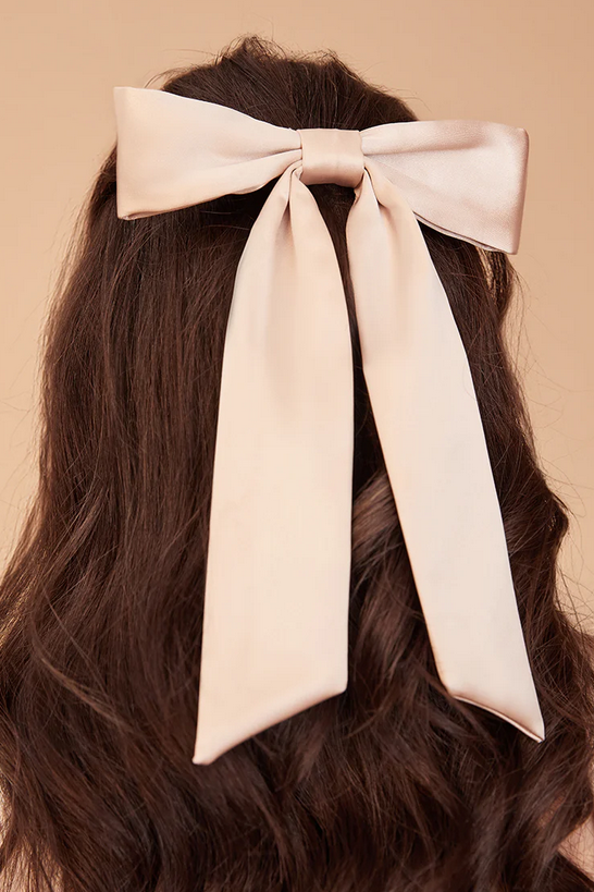 REWRITTEN Hair Bow in Satin