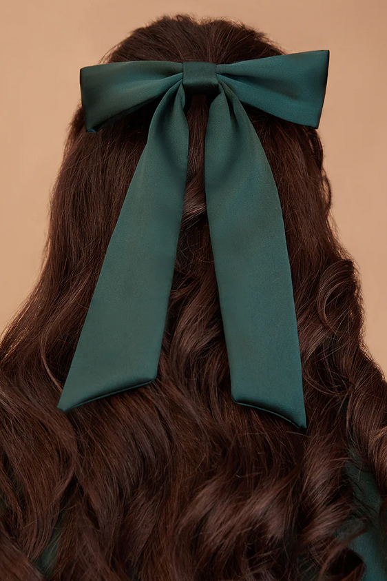 REWRITTEN Hair Bow in Satin