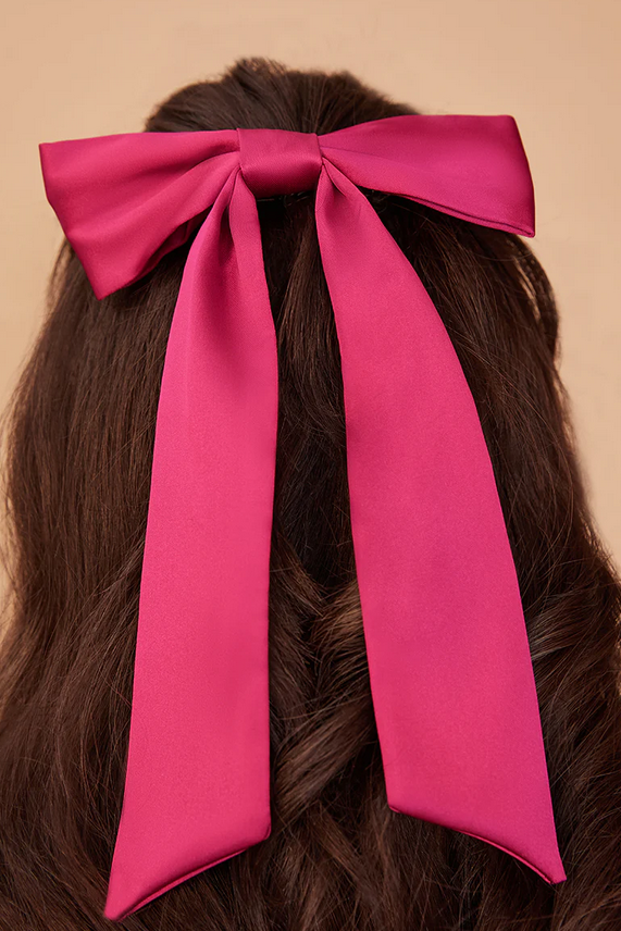 REWRITTEN Hair Bow in Satin