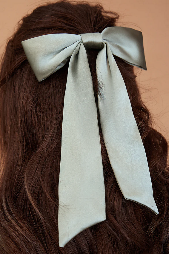 REWRITTEN Hair Bow in Satin