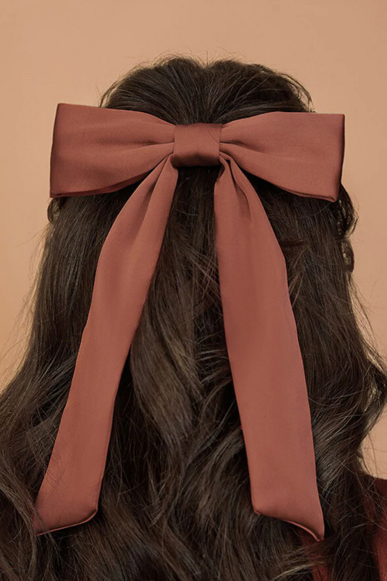 REWRITTEN Hair Bow in Satin